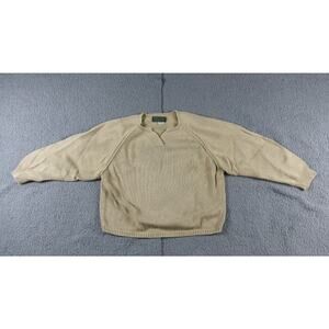 J. Mclaughlin Sweater Womens S Beige Cotton Baumwolle Pullover Italy